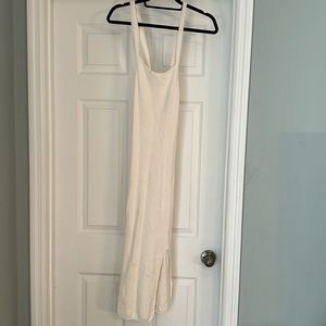 Size medium midi cotton dress cream